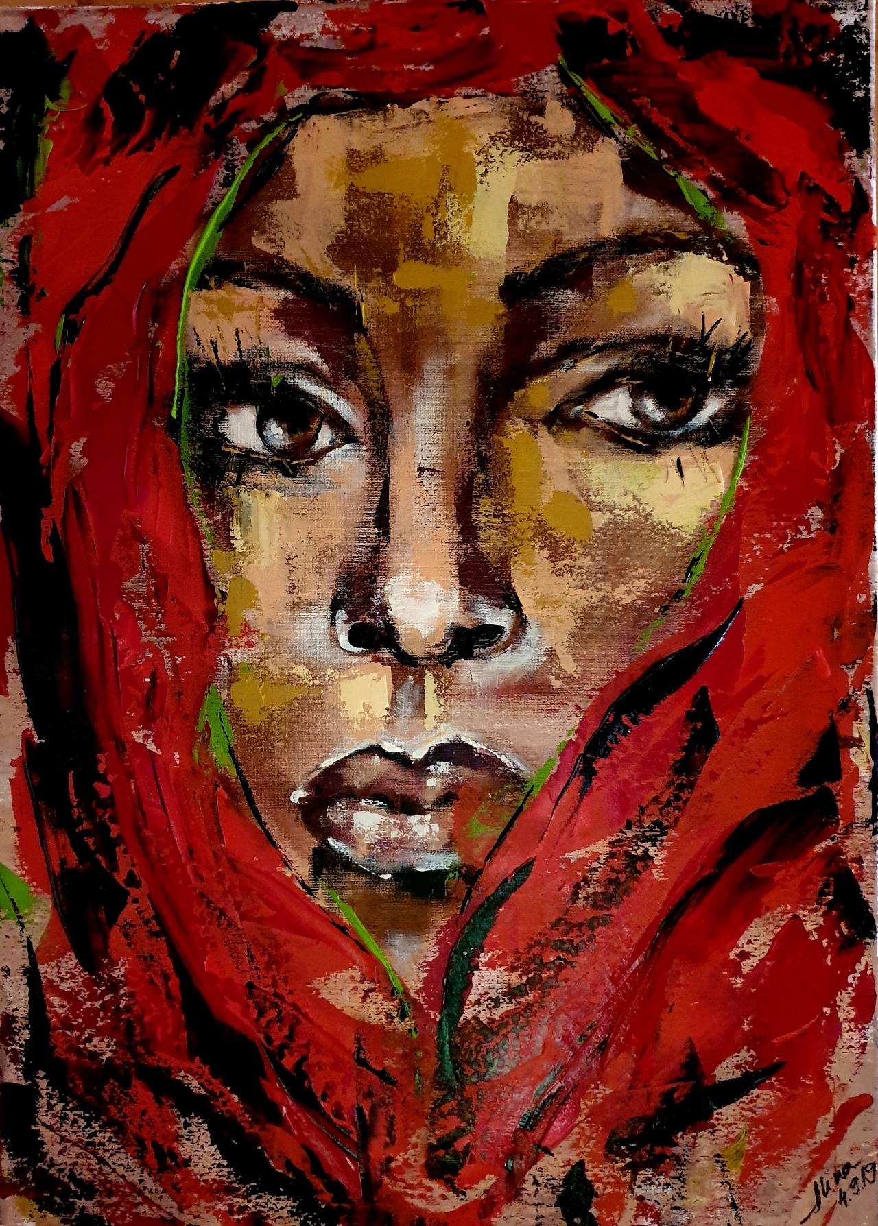 ArteDiAlina.com painting: Black Queen